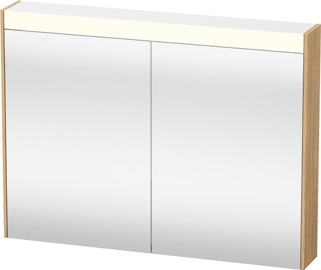 Duravit Spiegelschrank Brioso BR7102 betongrau 820 mm mit LED-Beleuchtung, Steckdose und Soft-Close