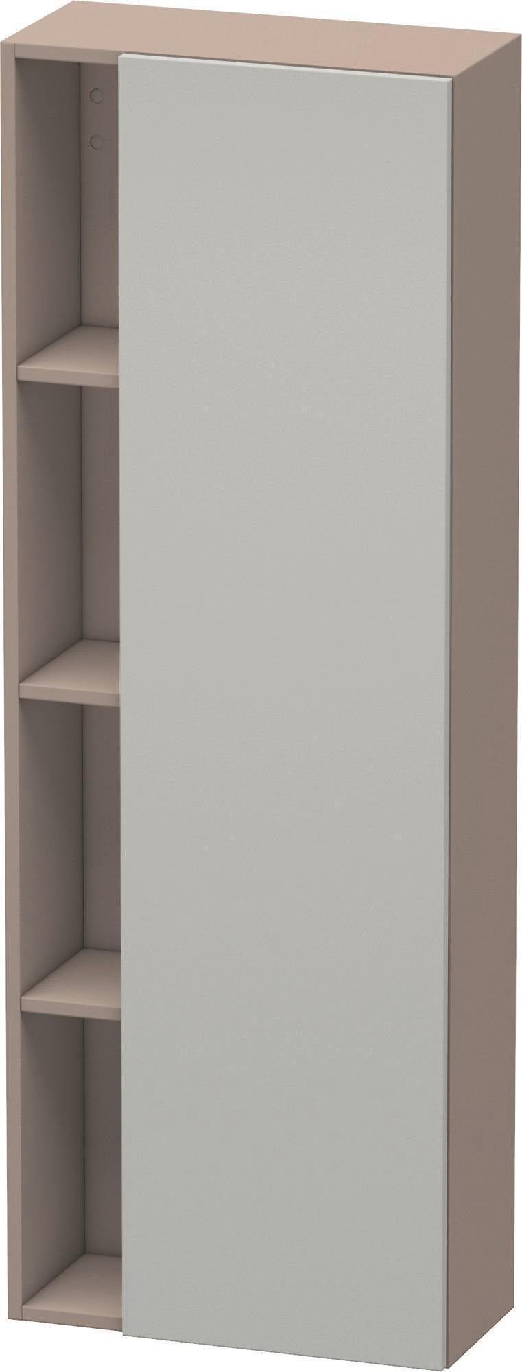 DURAVIT DuraStyle Hochschrank 1400 mm, 1 Tür links, weiß matt – wandhängend mit Soft-Close