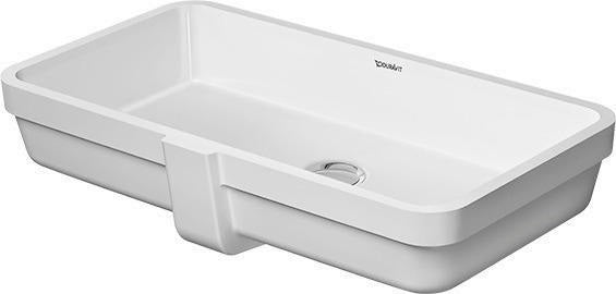 DURAVIT Vero Air Einbauwaschtisch 600 mm weiß mit WonderGliss, ohne Hahnloch