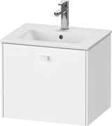 DURAVIT Waschtischunterbau Brioso 520 mm wandhängend weiß matt mit 1 Auszug und Soft-Close