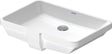 DURAVIT Einbauwaschtisch 2nd floor 525 mm EB mit Überlauf, ohne Hahnloch, weiß – Design Classics