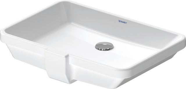 DURAVIT Einbauwaschtisch 2nd floor 525 mm EB mit Überlauf, ohne Hahnloch, weiß – Design Classics