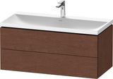 DURAVIT L-Cube c-shaped Waschtischset 1000x480x480 mm Amerikanischer Nussbaum Matt