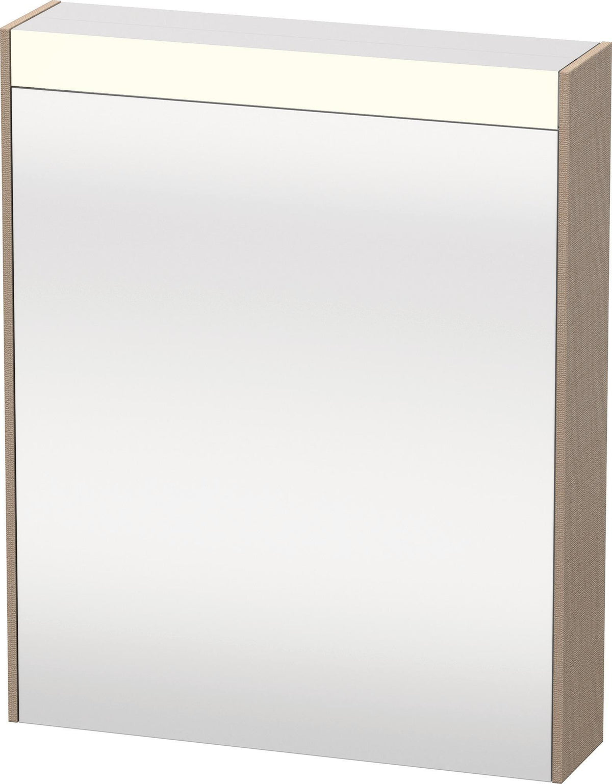 DURAVIT Brioso Spiegelschrank 700 mm betongrau matt mit LED-Beleuchtung und Steckdose