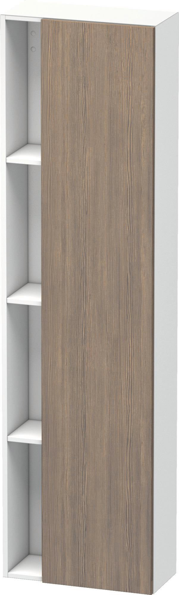 DURAVIT DuraStyle Hochschrank 240x500x1800 mm, 1 Tür, Anschlag links, Eiche Terra/Weiß Matt
