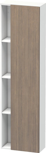 DURAVIT DuraStyle Hochschrank 240x500x1800 mm, 1 Tür, Anschlag links, Eiche Terra/Weiß Matt