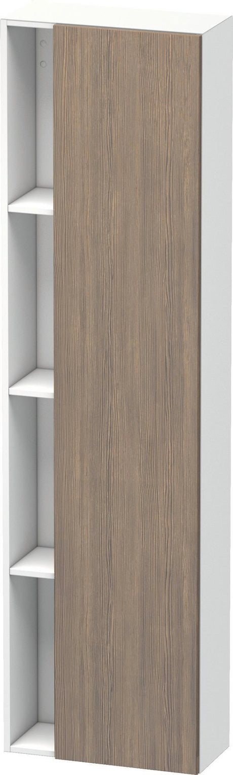 DURAVIT DuraStyle Hochschrank 240x500x1800 mm, 1 Tür, Anschlag links, Eiche Terra/Weiß Matt