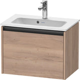 DURAVIT Ketho.2 Waschtischunterbau 610 mm betongrau matt mit Soft-Close-Auszug