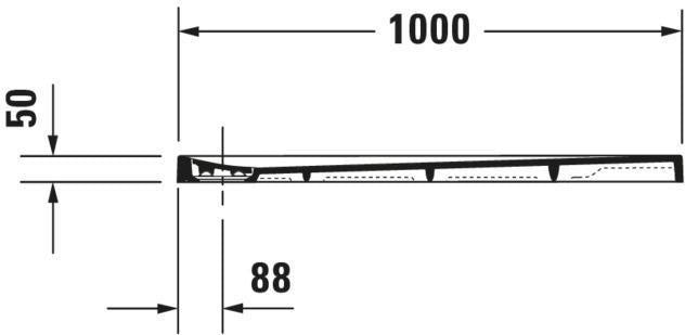 DURAVIT Stonetto Duschwanne 1400x800x50 mm Mineralguss Weiß Matt – Bodenbündig & Rutschhemmend