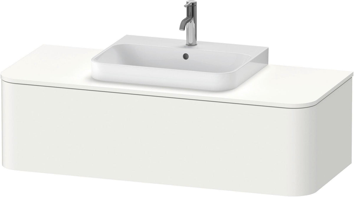 DURAVIT Happy D.2 Konsolenwaschtischunterbau 1300 mm taupe supermatt mit Tip-On-Technik & LED