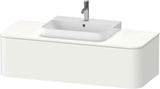 DURAVIT Happy D.2 Konsolenwaschtischunterbau 1300 mm taupe supermatt mit Tip-On-Technik & LED