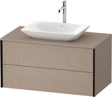 Duravit Waschtischunterbau XVIU 1000x550mm Champagner Matt / Taupe S-Matt für Badmöbel