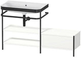 Duravit Happy D.2 Plus Waschtischunterbau 1400 mm mit Metallkonsole supermatt