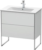 Duravit Waschtischunterbau XSquare 810x732x478mm mit 2 Auszügen, s-matt, Eiche, mittig