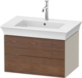 DURAVIT White Tulip Waschtischunterbau 684 mm, 2 Schubkästen, weiß seidenmatt, LED