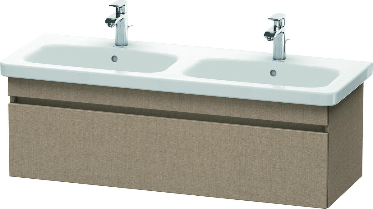 Duravit DuraStyle Waschtischunterbau 1230 mm betongrau matt – wandhängend, 1 Auszug, Soft-Close