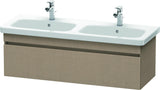 Duravit DuraStyle Waschtischunterbau 1230 mm betongrau matt – wandhängend, 1 Auszug, Soft-Close