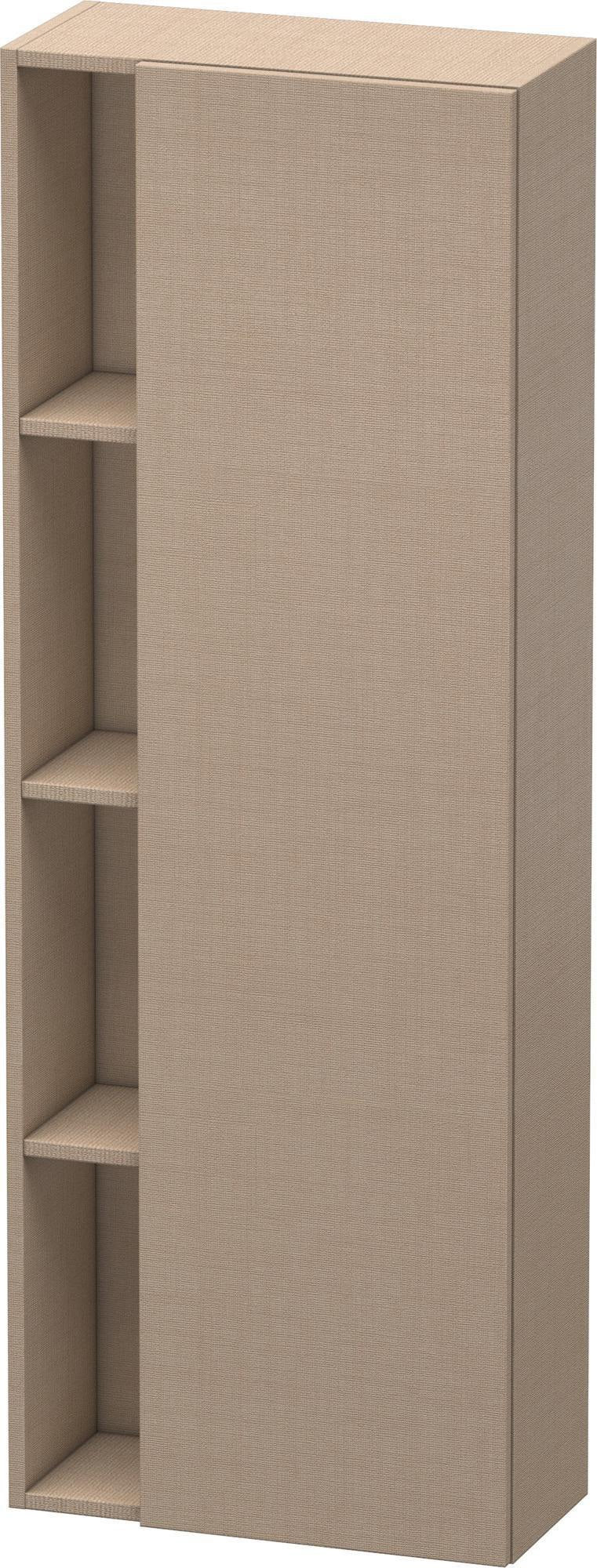 DURAVIT DuraStyle Hochschrank 1400 mm, 1 Tür links, weiß matt – wandhängend mit Soft-Close