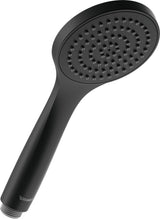 DURAVIT Handbrause schwarz matt Ø 101 mm mit Antikalksystem – 1 Strahlart, Kunststoff
