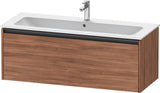 DURAVIT Ketho.2 Waschtischunterbau 1210 mm betongrau matt, wandhängend, 1 Auszug