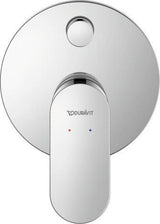 Duravit Wave Einhebelmischer Unterputz Set mit Keramikmischsystem und Umsteller, Chrom