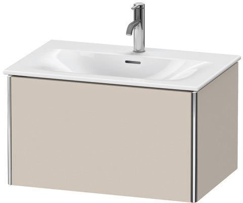 DURAVIT XSquare Waschtischunterbau 710 mm wandhängend – 1 Auszug, s-matt, Eiche massiv