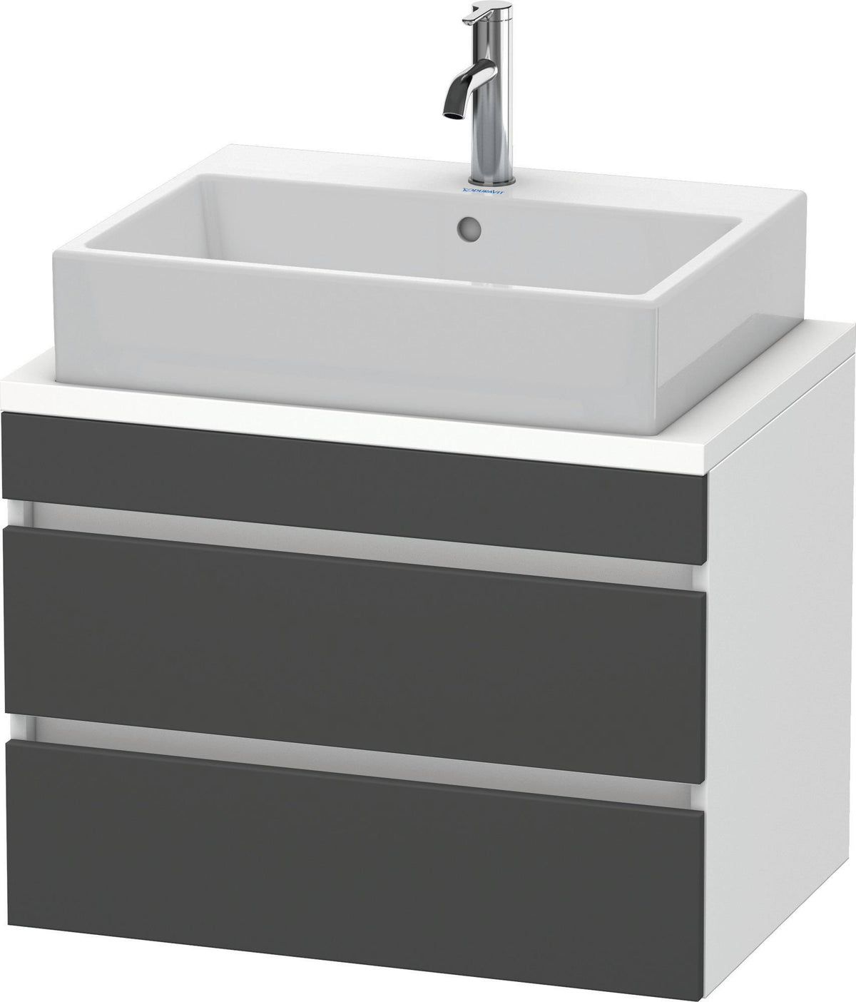 Duravit DuraStyle Konsolenunterschrank 700 mm betongrau matt mit 2 Schubkästen