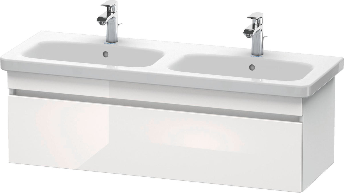 Duravit DuraStyle Waschtischunterbau 1230 mm betongrau matt – wandhängend, 1 Auszug, Soft-Close