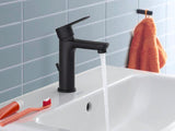 Duravit D-Code Einhebel-Waschtischmischer mit Kaltstart-Funktion, Chrom, 107 mm Ausladung
