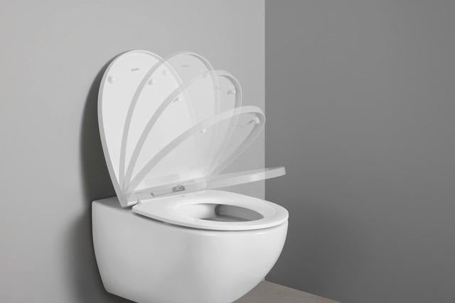 DURAVIT Univavo WC-Sitz Oval Tief 451mm mit Absenkautomatik, Weiß
