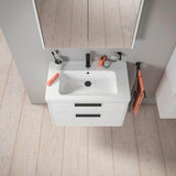 DURAVIT D-Code 2.0 Waschtischunterbau 784 mm Eiche Marmor mit Soft-Close