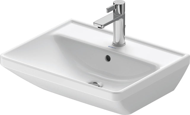 Duravit D-Neo Waschtisch 550 mm weiß mit Überlauf und WonderGliss