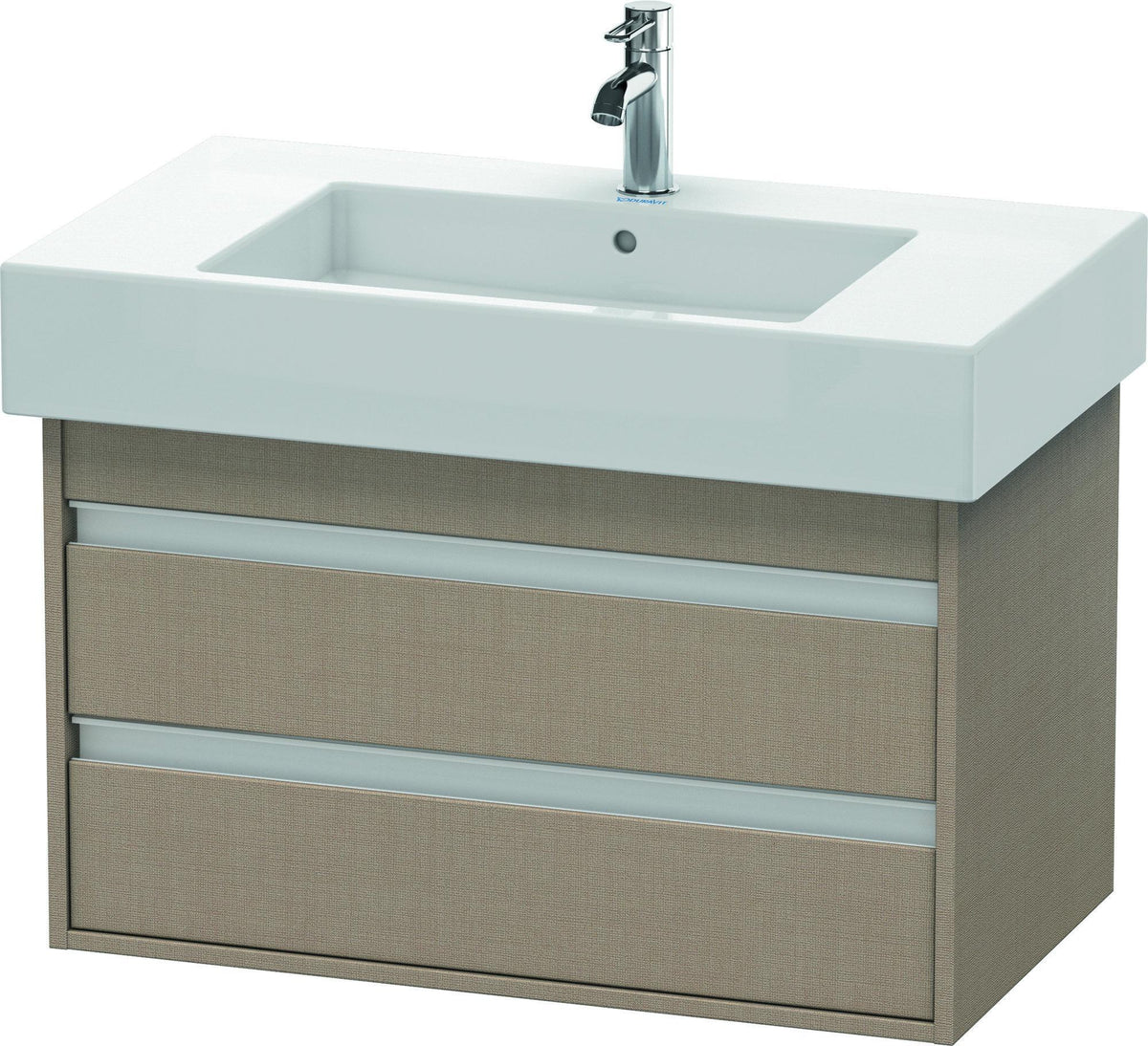 DURAVIT Ketho Waschtischunterbau wandhängend 800 mm basalt matt mit 2 Schubkästen