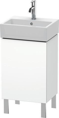 DURAVIT L-Cube Waschtischunterbau 593x434x341 mm, amerikanisch nussbaum, Anschlag links, für Vero Air