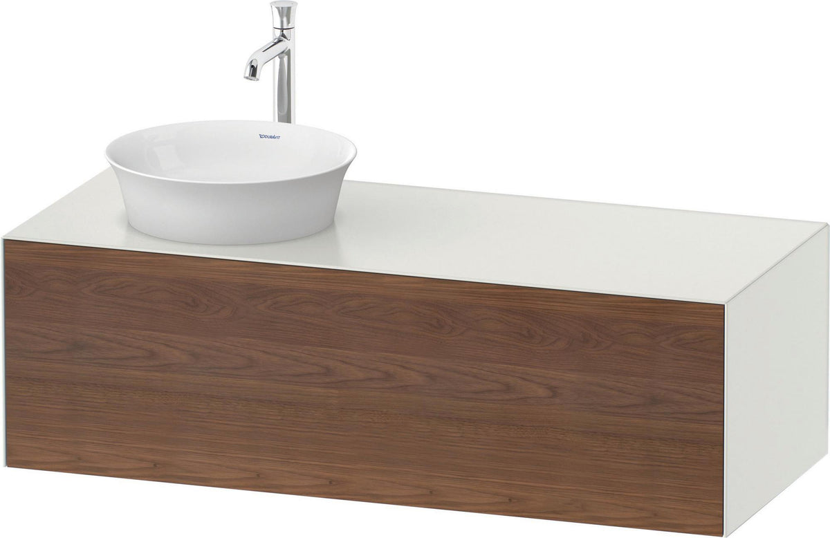 DURAVIT White Tulip Waschtischunterbau 1300 mm graphit seidenmatt mit LED-Innenbeleuchtung und Tip-On-Technik