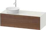 DURAVIT White Tulip Waschtischunterbau 1300 mm graphit seidenmatt mit LED-Innenbeleuchtung und Tip-On-Technik