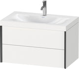 DURAVIT XViu c-bonded Waschtischset wandhängend 800x480x503mm mit 2 Schubkästen, Push-Open und Soft-Close