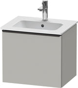 DURAVIT D-Neo Waschtischunterbau 510 mm Eiche Schwarz Matt mit Bronze Griff