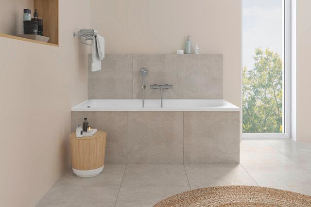 DURAVIT Wave Wannenthermostat Aufputz 198 mm verchromt mit Umstelleinheit