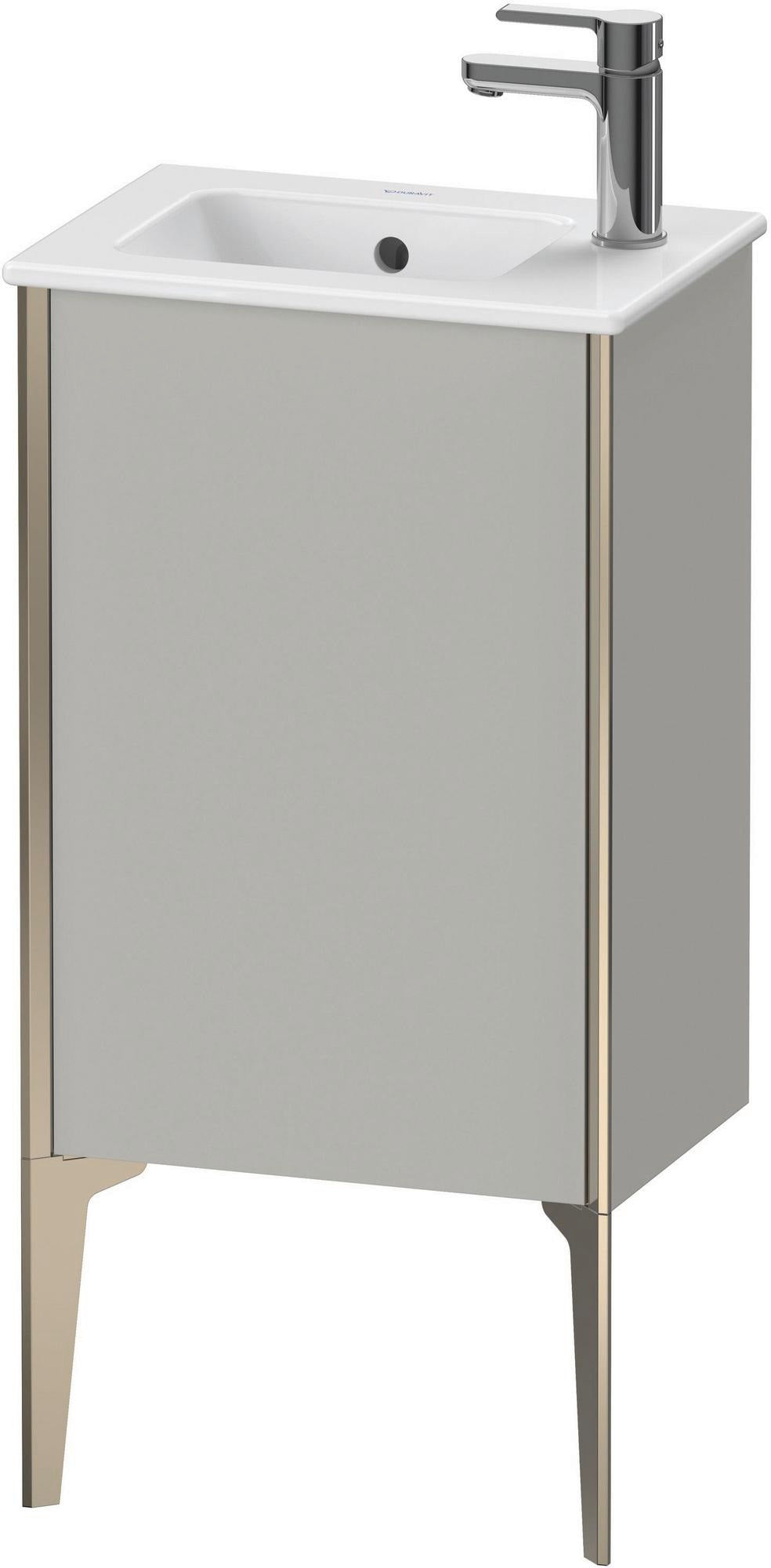 Duravit XViu Waschtischunterbau bodenstehend 1 Tür betongrau matt 594 mm