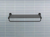 DURAVIT D-Code Handtuchablage 650 mm Chrom mit 4 Stangen & Handtuchhalter