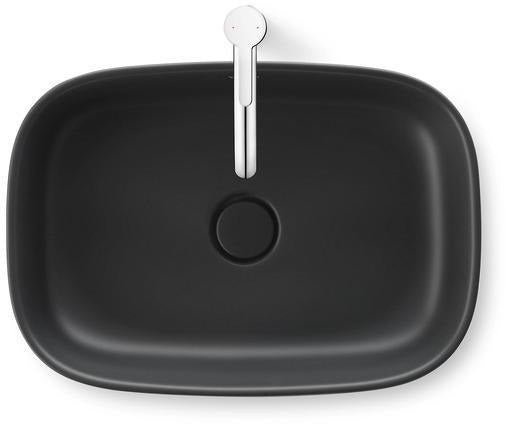 DURAVIT Zencha Aufsatzbecken 550 mm – Weiß, ohne Hahnloch & Überlauf, DuraCeram