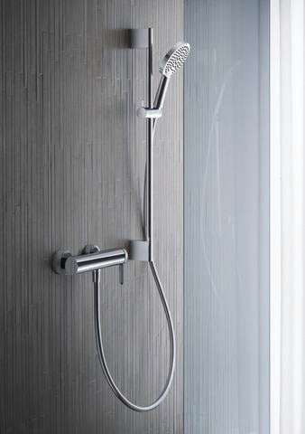 DURAVIT C.1 Einhebel-Brausemischer Aufputz – Keramikmischsystem, Schwarz Matt