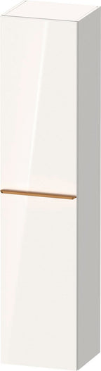 weiß / hochglänzend / HS,Tür:1,TA:LI,Gr:Bronze Geb. 400x360x1760mm,Weiß