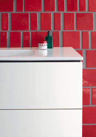 Duravit L-Cube Waschtischunterbau 820 mm taupe matt, 2 Auszüge, bodenstehend