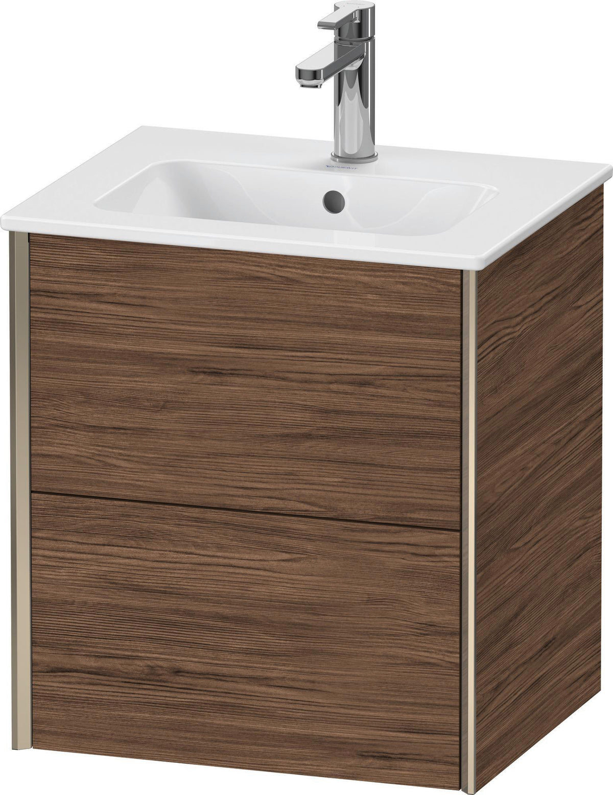 DURAVIT XViu Waschtischunterbau wandhängend 510 mm mit 2 Schubkästen und Tip-on Technik