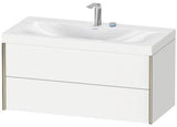 Duravit XViu Möbelwaschtischset 1000x480mm mit Viu Waschtisch und 2 Schubkästen