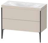 Duravit XViu Möbelwaschtischset 1000 mm mit Unterschrank und Viu Waschtisch