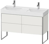 Duravit Waschtischunterbau XSquare 731x1184x460 mm, 4 Auszüge, weiß matt, für DuraSquare