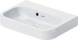 Duravit Happy D.2 Möbel-Handwaschbecken 500 x 360 mm Weiß mit Überlauf, ohne Hahnloch